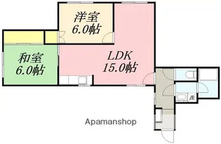 ピアコート21(PEER COURT21)【308号室】の間取り