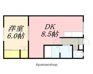 ピアパレス富岡Ⅰ【5号室】の間取り