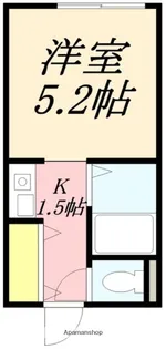 RICO RICH(リコリッチ)【203号室】の間取り