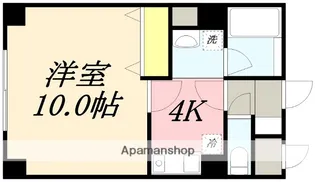 TOKU TORASUTO Ⅵ(トクトラストⅥ)【202号室】の間取り