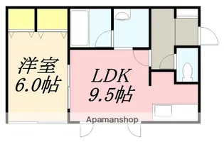 ラ・メゾンド・悠【1階】の間取り