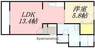 LE・CHALEUR LEGER(ルシャルールレジェ)【3階】の間取り