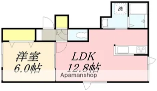 CONFORT【202号室】の間取り