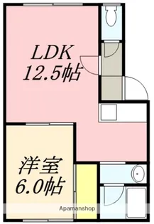 DWELL KISS【3号室】の間取り