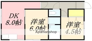 SIDEWAYS美原Ⅱ【102号室】の間取り