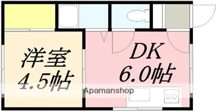 コーポハイブリッジ【303号室】の間取り