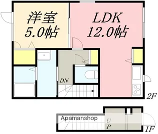 シェモア【202号室】の間取り