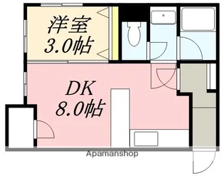 ピアパレス美原【303号室】の間取り