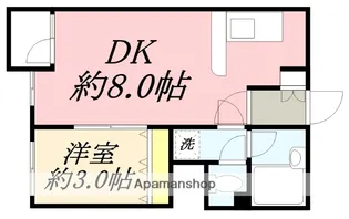 ピアパレス美原【203号室】の間取り