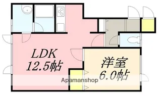 メゾンアイリスB【201号室】の間取り