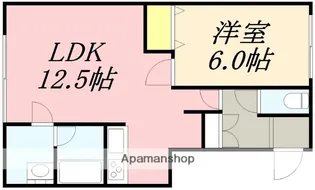 メゾンアイリスB【202号室】の間取り