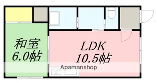 ドウェルクリスタル【201号室】の間取り