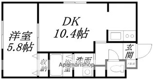 PERAZZI富岡(ペラッツィ富岡)【202号室】の間取り
