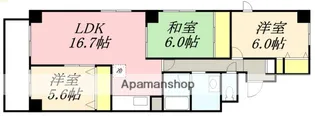 グランディア函館【301号室】の間取り