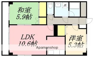 ハイツアメニティ【3階】の間取り