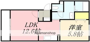 ヴァンクレールⅡ(VENTCLAIRⅡ)【205号室】の間取り