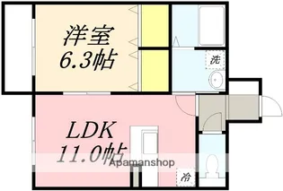 ヴォール中島(ヴォールナカジマ)【2階】の間取り