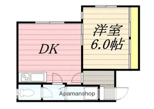 セントラルコート【202号室】の間取り