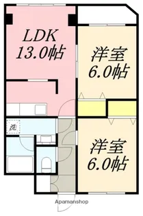 ソシアルマンション・リードⅠ【102号室】の間取り