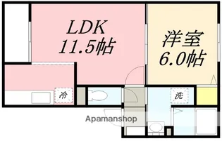 ボージェスト(BORGEST)【3階】の間取り