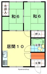 幸福マンション【8号室】の間取り
