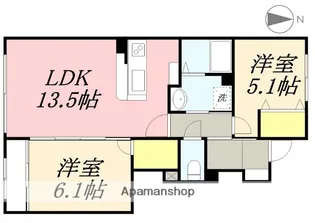 クリザンテーム【1階】の間取り
