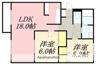 ハーベストⅠ【103号室】の間取り