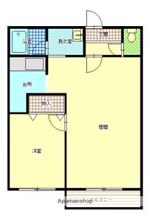 マンションウインズ【303号室】の間取り