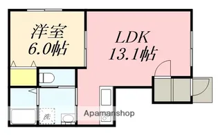 CIEL B(シエルB)【103号室】の間取り