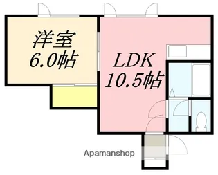 アーバンパレス雅【107号室】の間取り