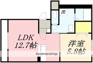 クレアレーヴ【104号室】の間取り