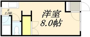 コーポ花井【201号室】の間取り