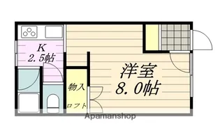 コーポ花井【205号室】の間取り