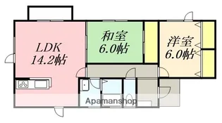 カサフローラ【101号室】の間取り