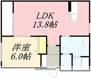 SAISON CLAIRⅢ(セゾンクレールⅢ)【402号室】の間取り