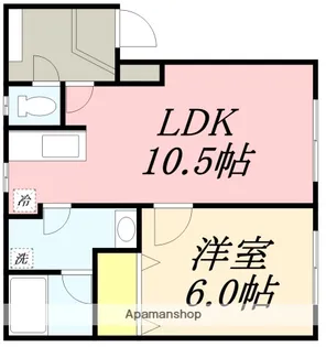 フォルム花園Ⅱ【305号室】の間取り