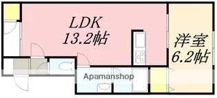 スペース万代Ⅳ【201号室】の間取り