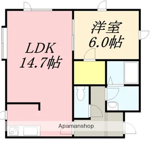東洋ランバーハウス【201号室号室】の間取り