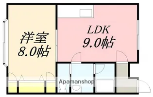 ロイヤルガーデンA【301号室】の間取り