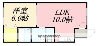 ピュアパレス函館Ⅱ(ピュアパレスハコダテツー)【402号室】の間取り