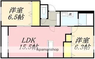 ヴァンクレールⅢ【3階】の間取り