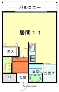 サンヒルズ【4-H号室】の間取り