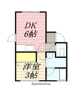 ハイツスドウ6【101号室】の間取り