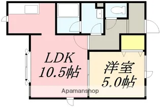 MSプロフマーレ【202号室】の間取り