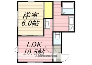 ハイツ青山・日吉【101号室】の間取り