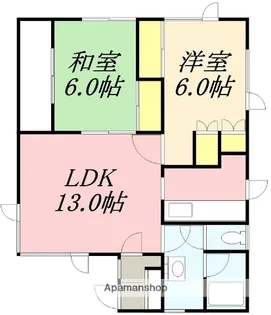 コーポメイトⅠ【202号室】の間取り
