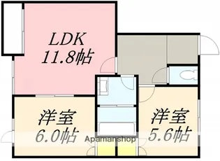 コンフォート日吉(COMFORT日吉)【1階】の間取り