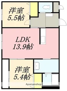 ソル・サリエンテ(SOL SALIENTE)【403号室】の間取り