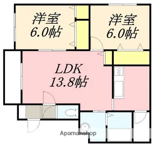 アーバンライフ深堀(フカボリ)【301号室】の間取り