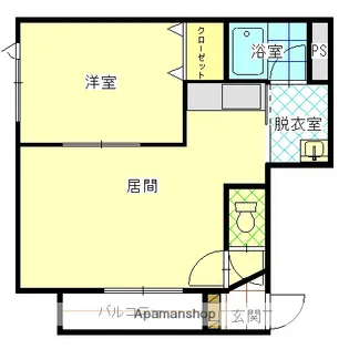 ソニック深堀【201号室】の間取り